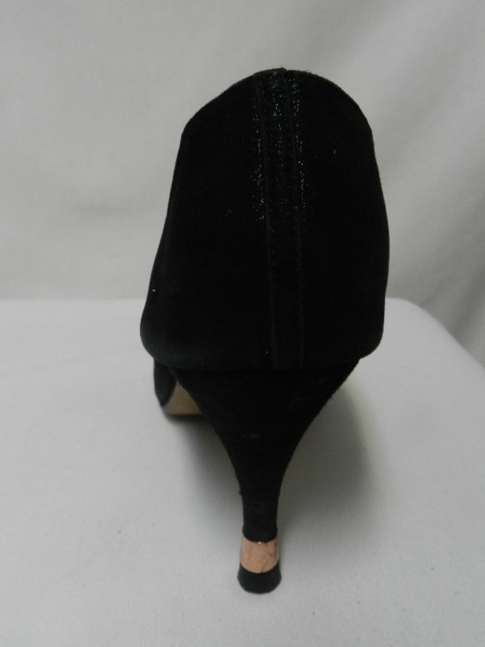 Repetto Size 39 US 8 Suede gold accent heeled ankle boots booties black shimmer - Picture 10 of 14